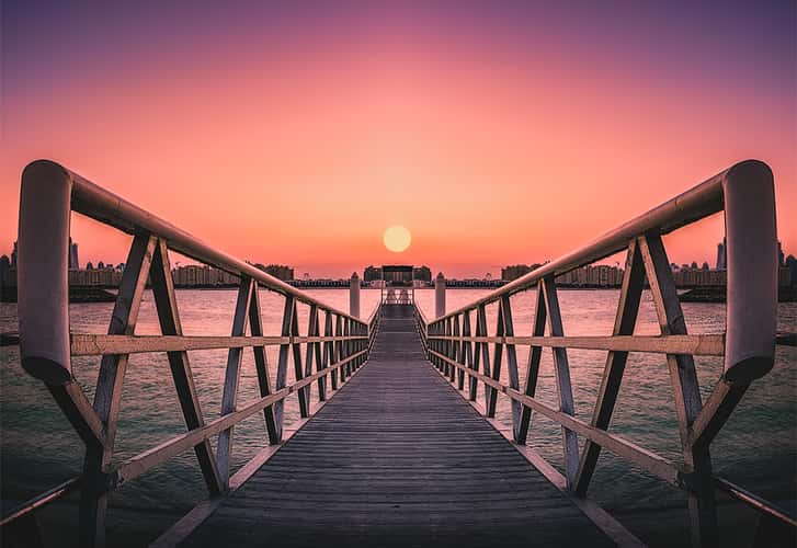 Sunset in Dubai