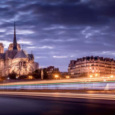 The Cite Island (Ile de la Cité), Paris, France