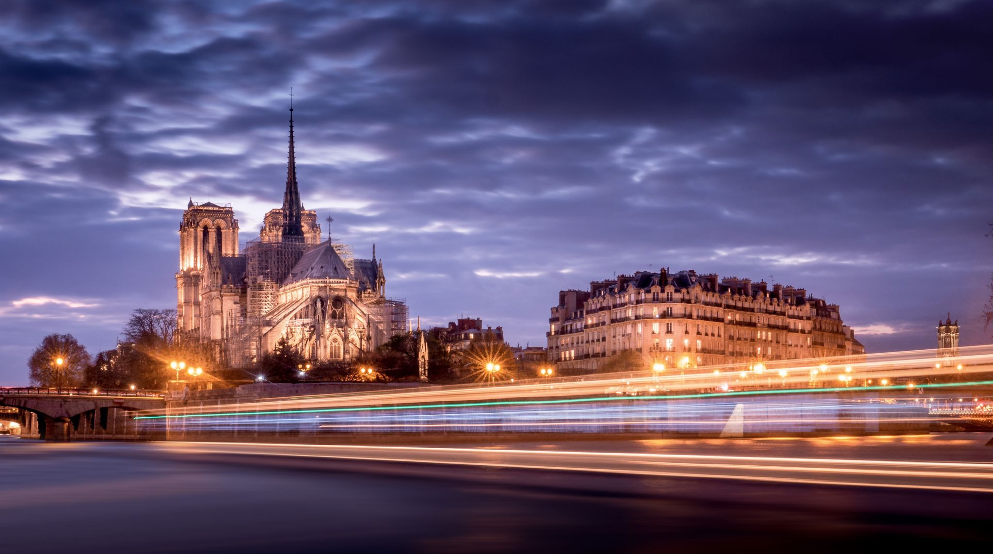 The Cite Island (Ile de la Cité), Paris, France