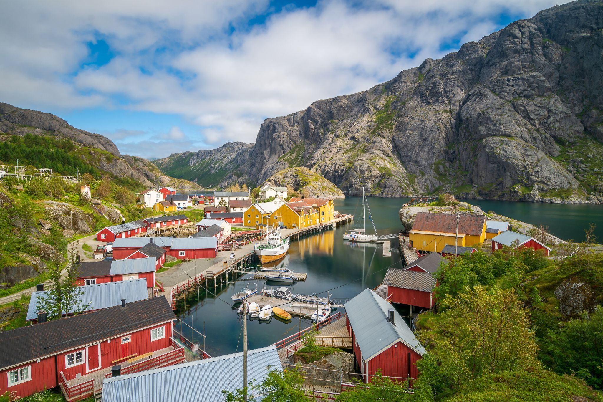 The fish village Nusfjord, Norway