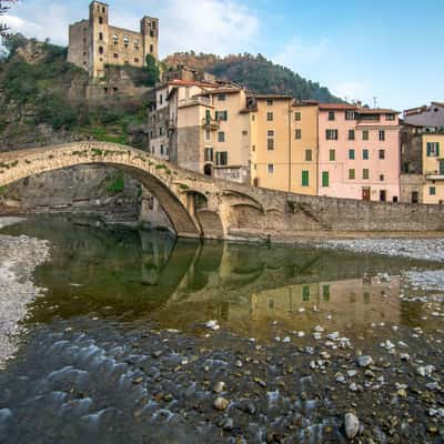 The old village of Dolceacqua, Italy