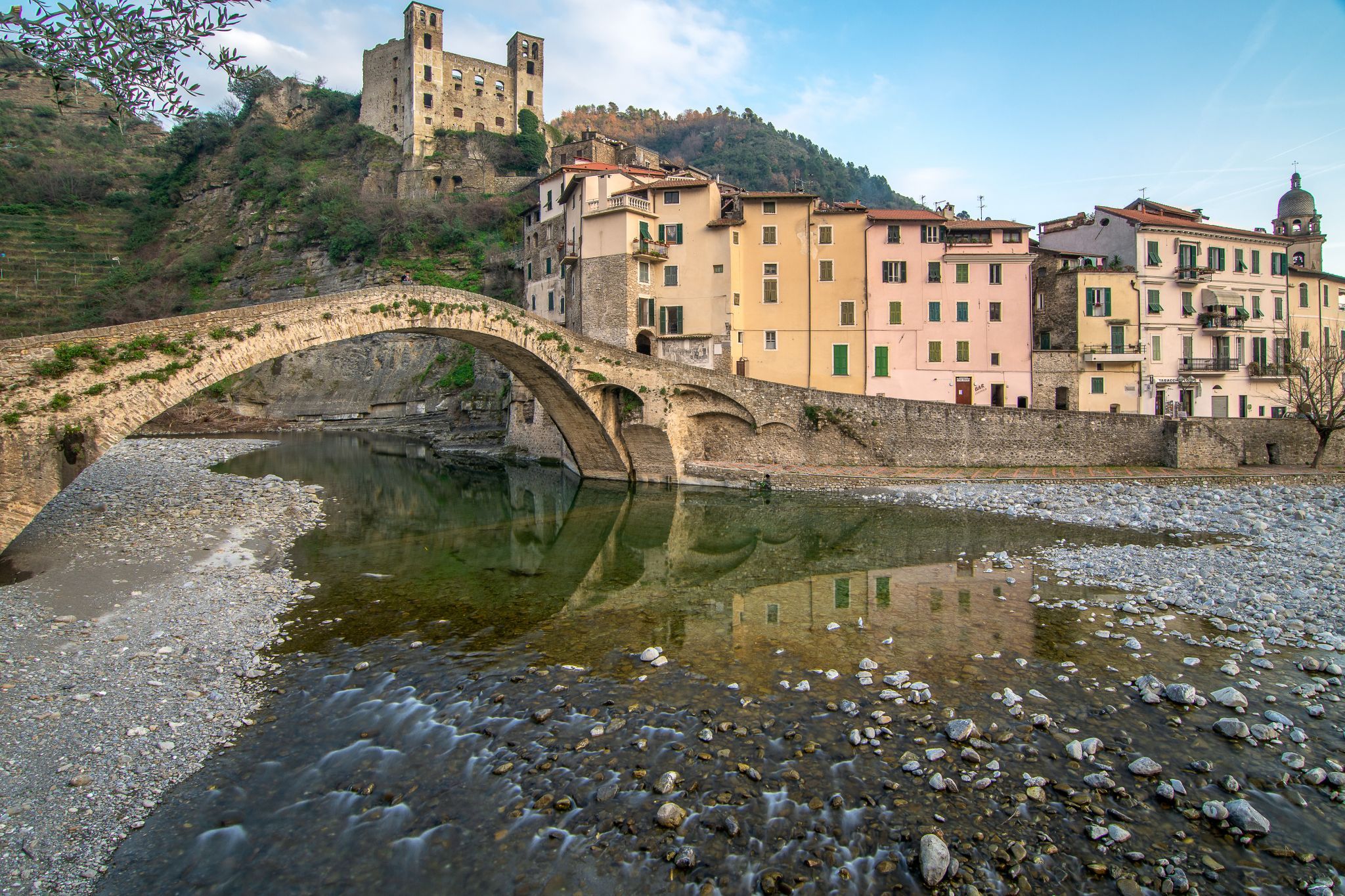 The old village of Dolceacqua, Italy