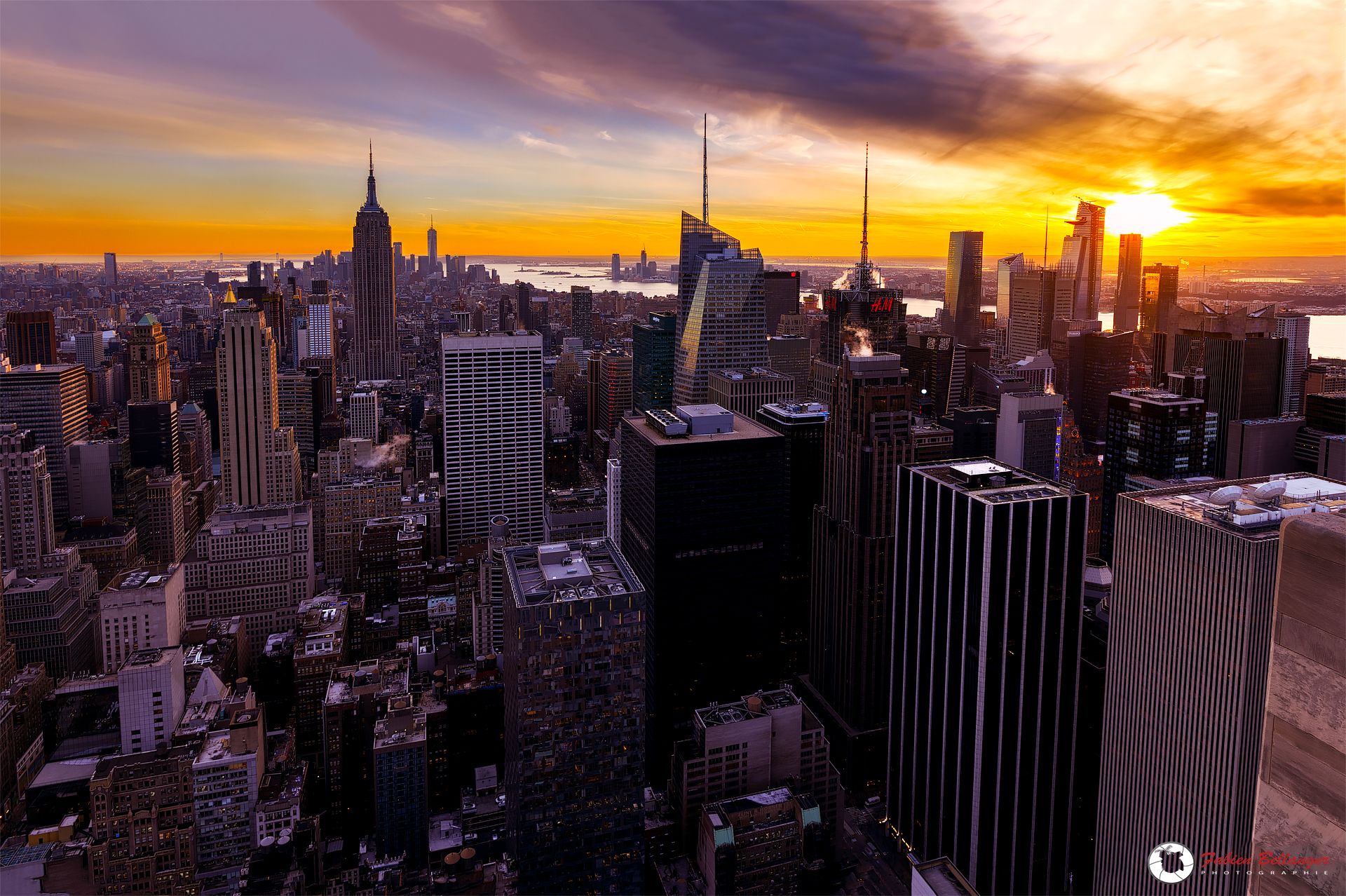 View from “Top of the Rock“, New York City, USA