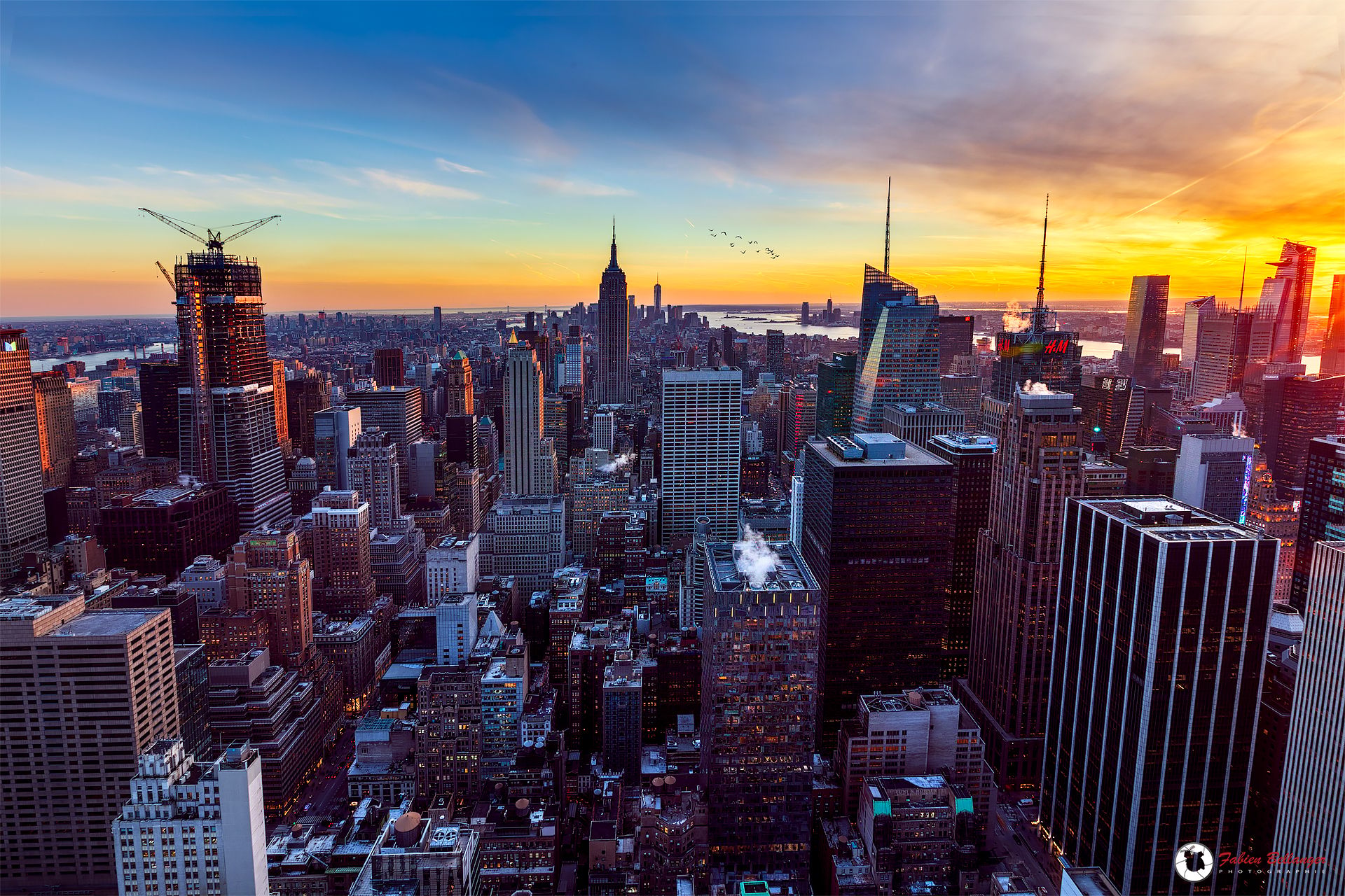 View from “Top of the Rock“, New York City, USA