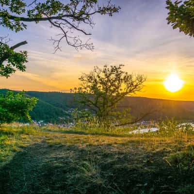 View down to Hammerstein, Germany