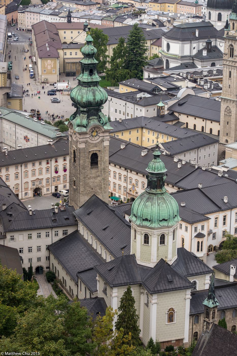 View from Hohensalzburg Fortress, Austria