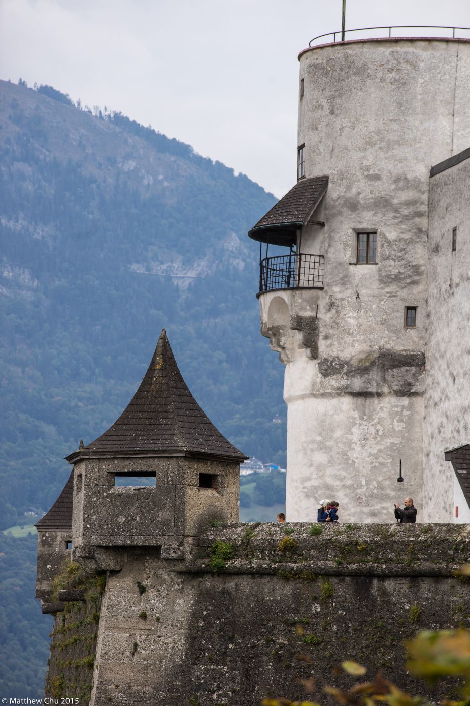 View from Hohensalzburg Fortress, Austria