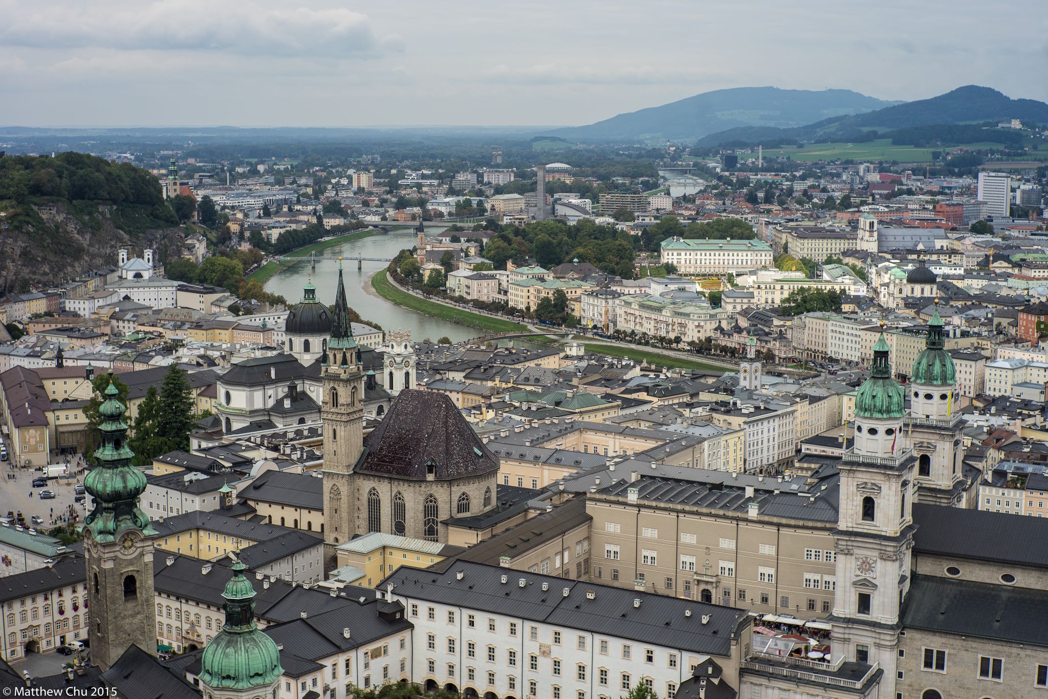 View from Hohensalzburg Fortress, Austria