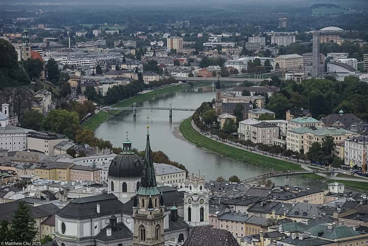 View from Hohensalzburg Fortress