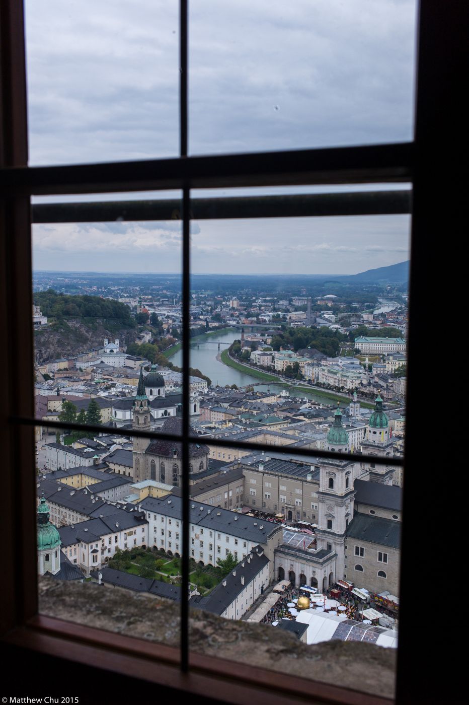View from Hohensalzburg Fortress, Austria