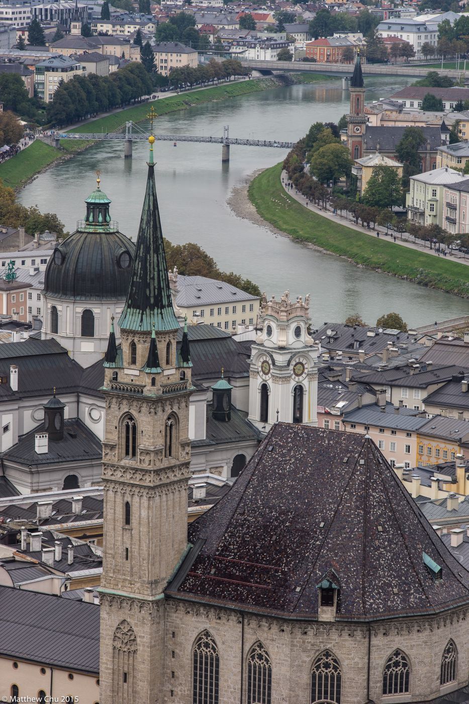 View from Hohensalzburg Fortress, Austria