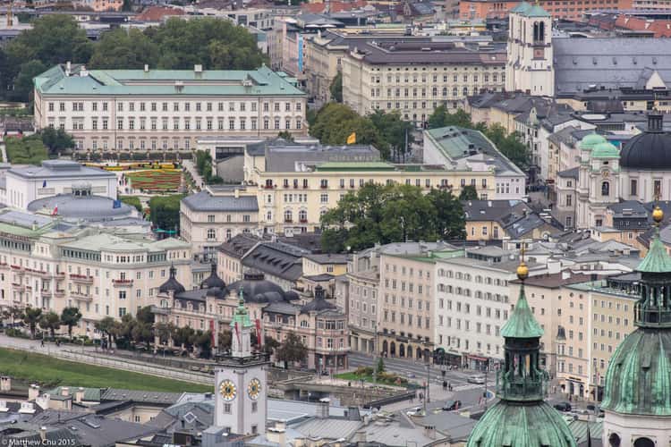 View from Hohensalzburg Fortress