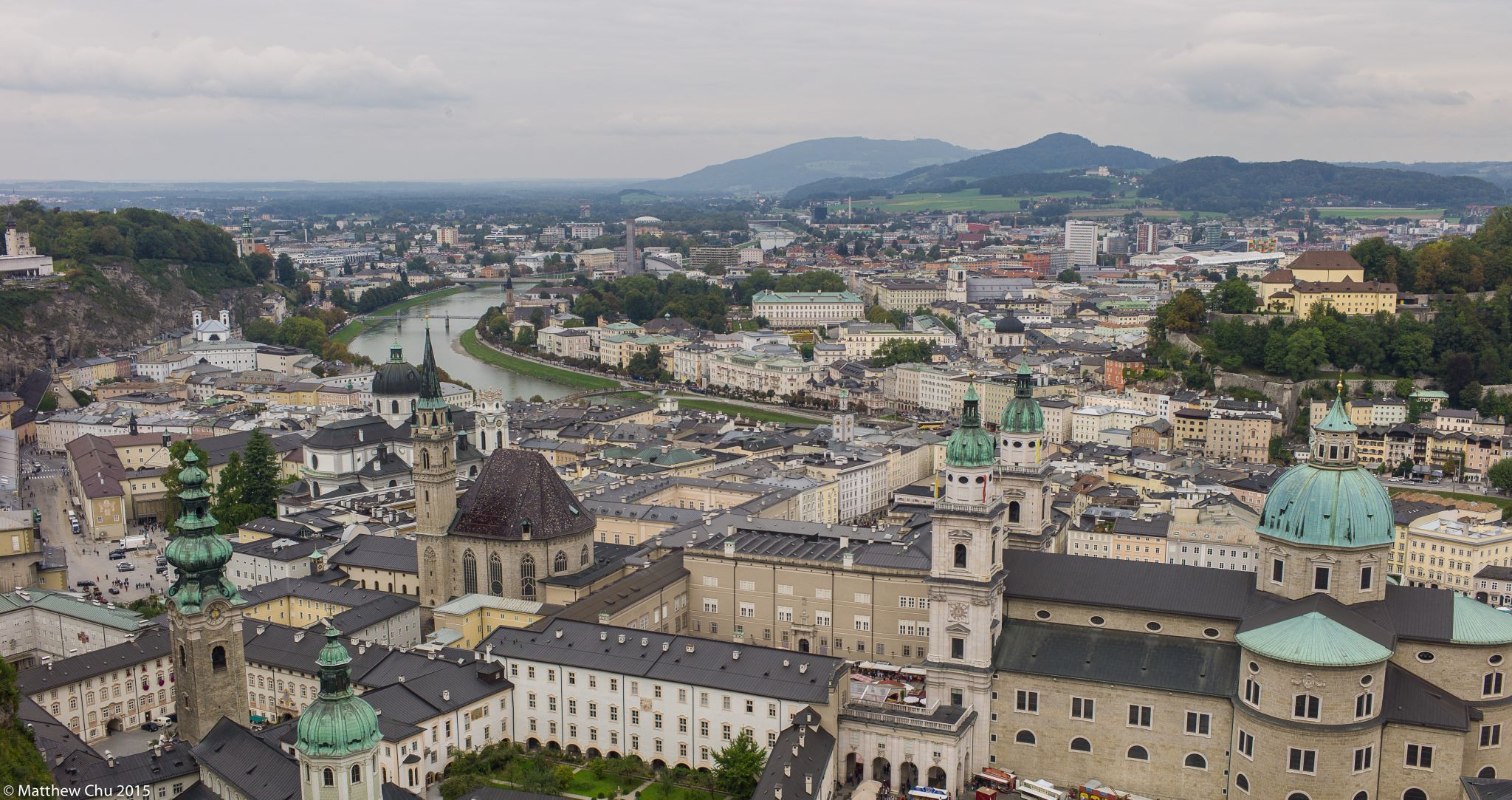 View from Hohensalzburg Fortress, Austria