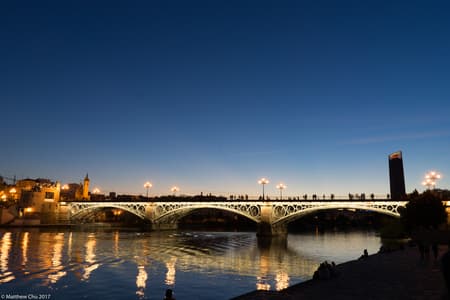 View of Puente de Isabel II, Seville