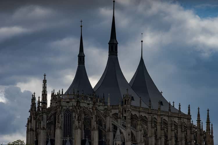 View of St Barbara's Cathedral, Kutná Hora