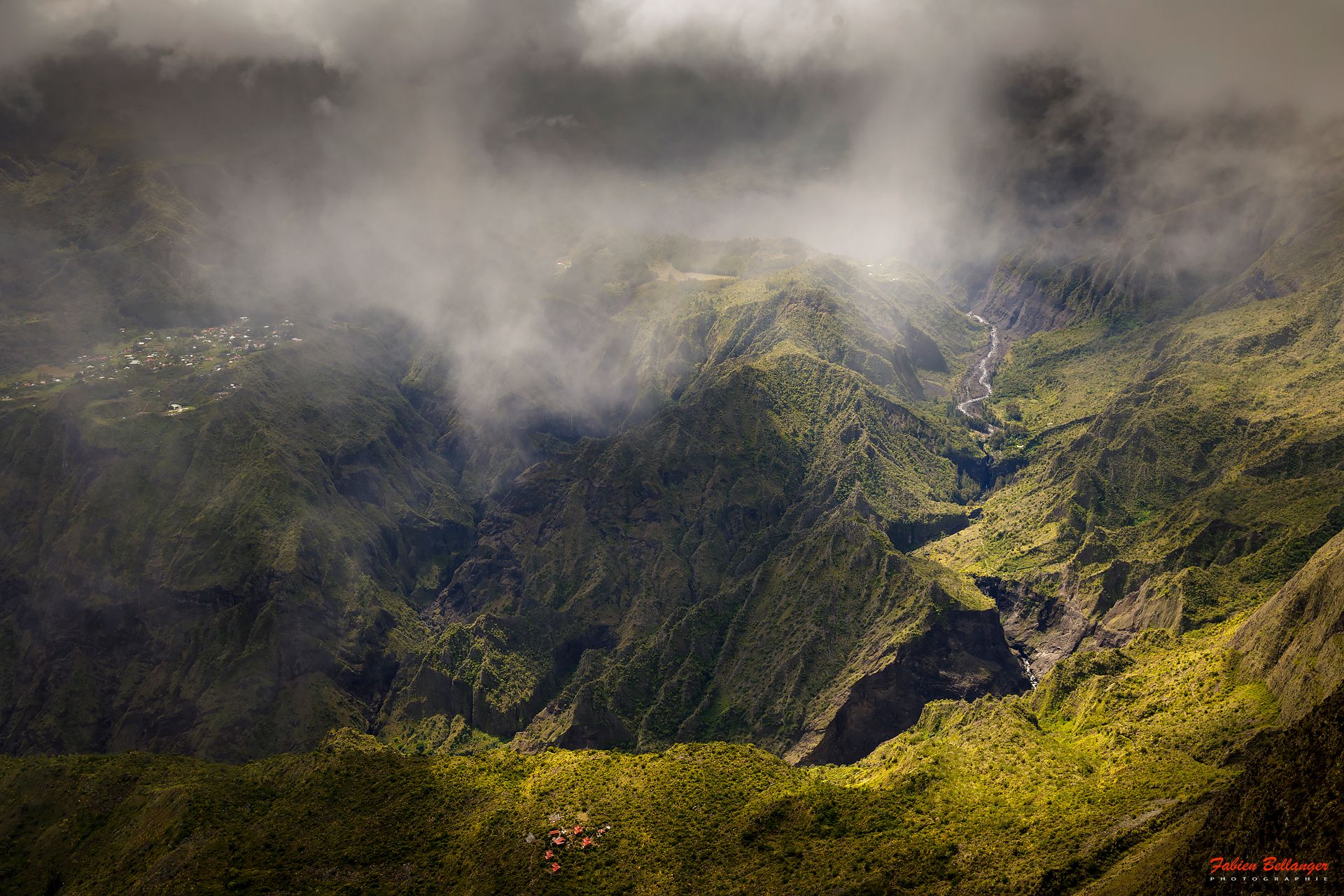 View on Mafate on the Maïdo, Reunion