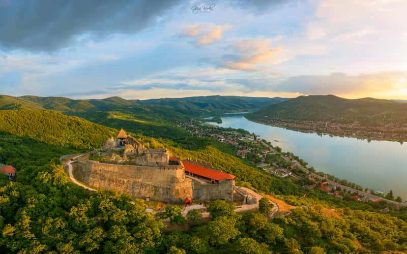 Visegrad citadel in Hungary