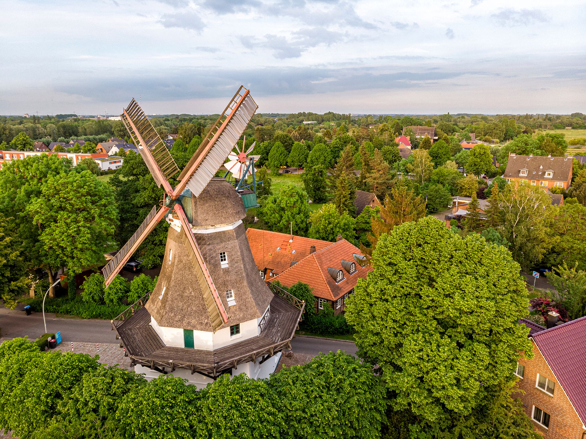 Windmühle Johanna in Hamburg-Wilhelmsburg, Germany