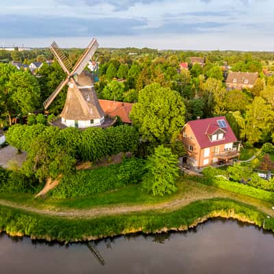 Windmühle Johanna in Hamburg-Wilhelmsburg, Germany