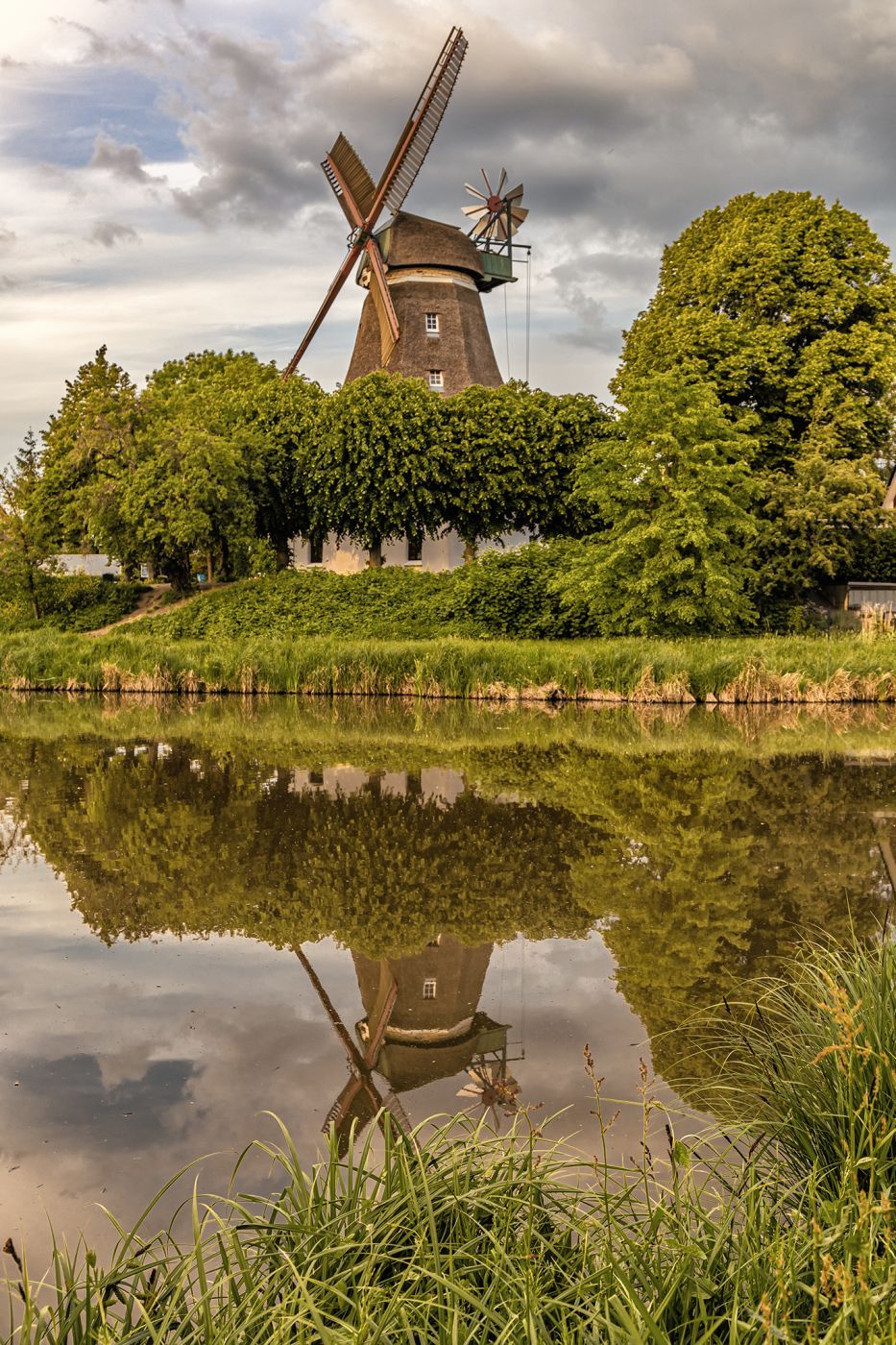 Windmühle Johanna in Hamburg-Wilhelmsburg, Germany