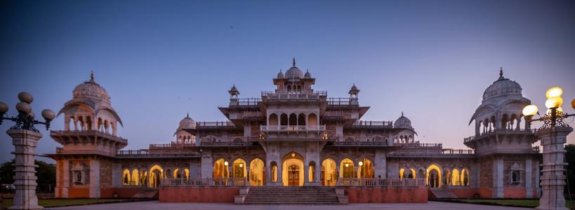 Albert Hall Museum at Night Jaipur