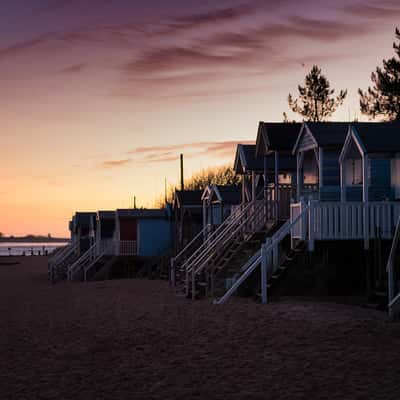 Beach Huts at Wells next the Sea, United Kingdom