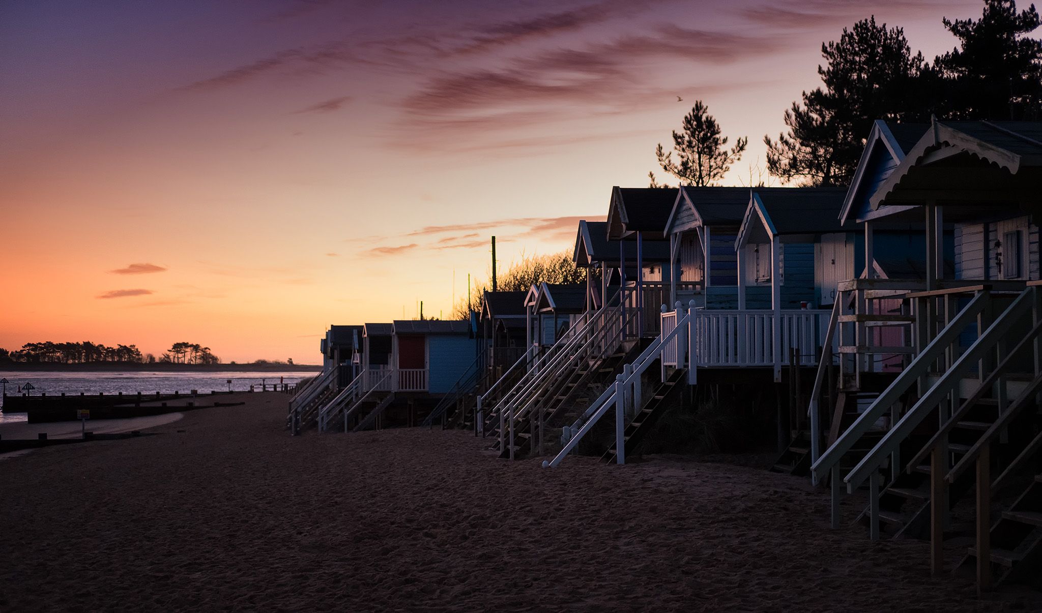 Beach Huts at Wells next the Sea, United Kingdom