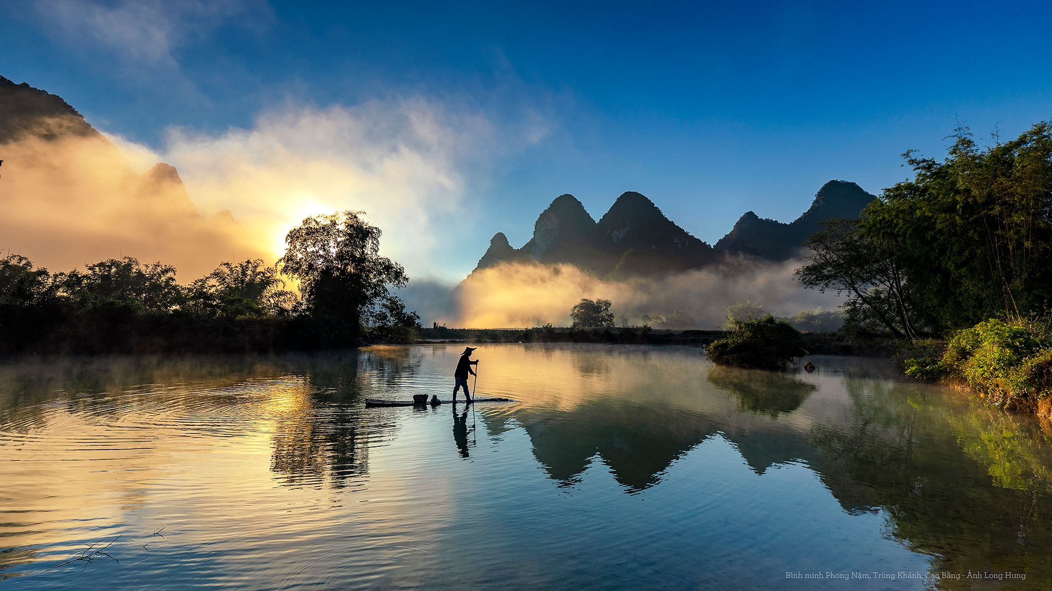 Image Nam Khánh image beautiful image beautiful - Beautiful Cao Bang landscape vew from Phong Nam, Vietnam