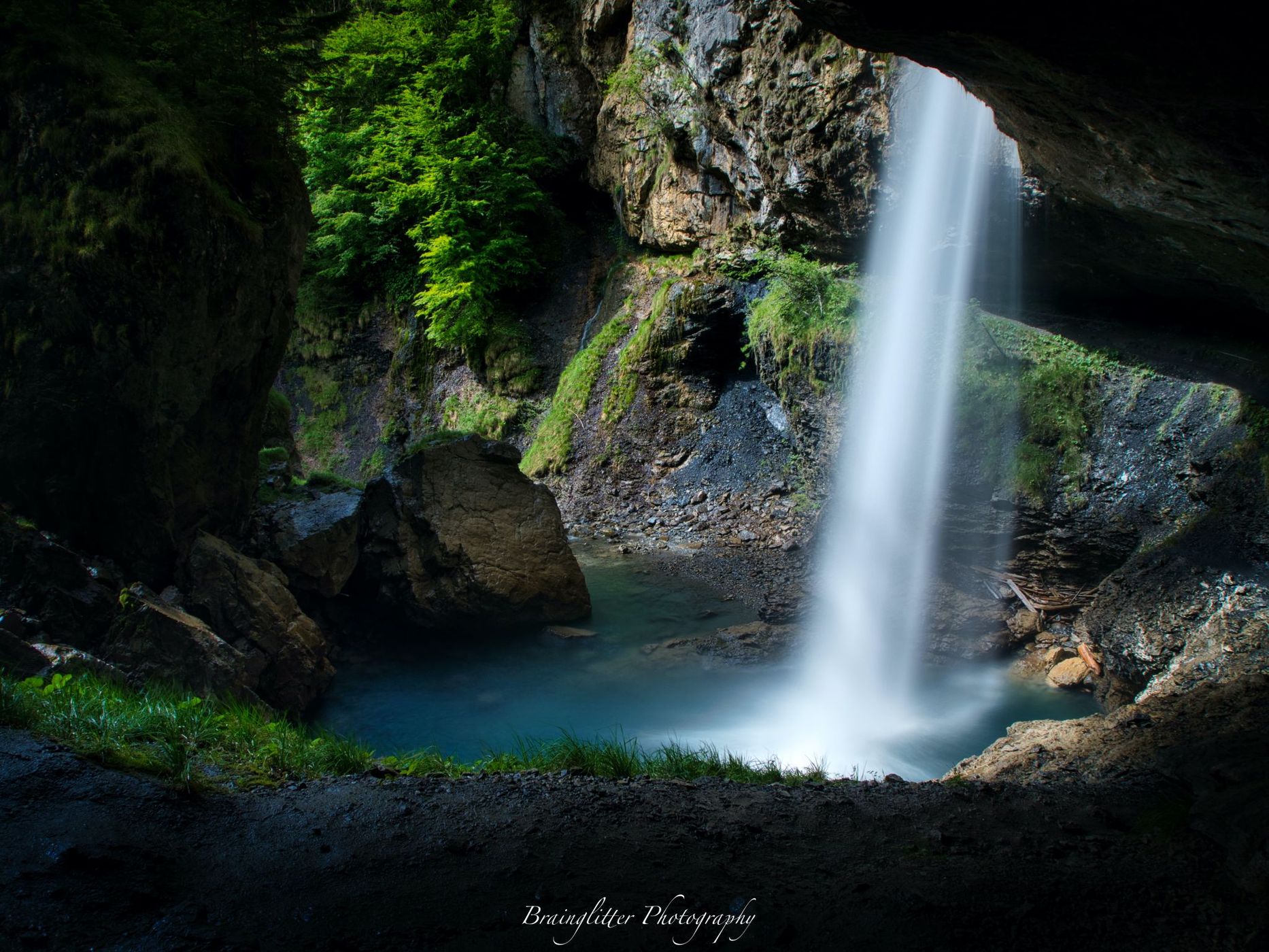 Bergli Stüber Waterfall, Switzerland