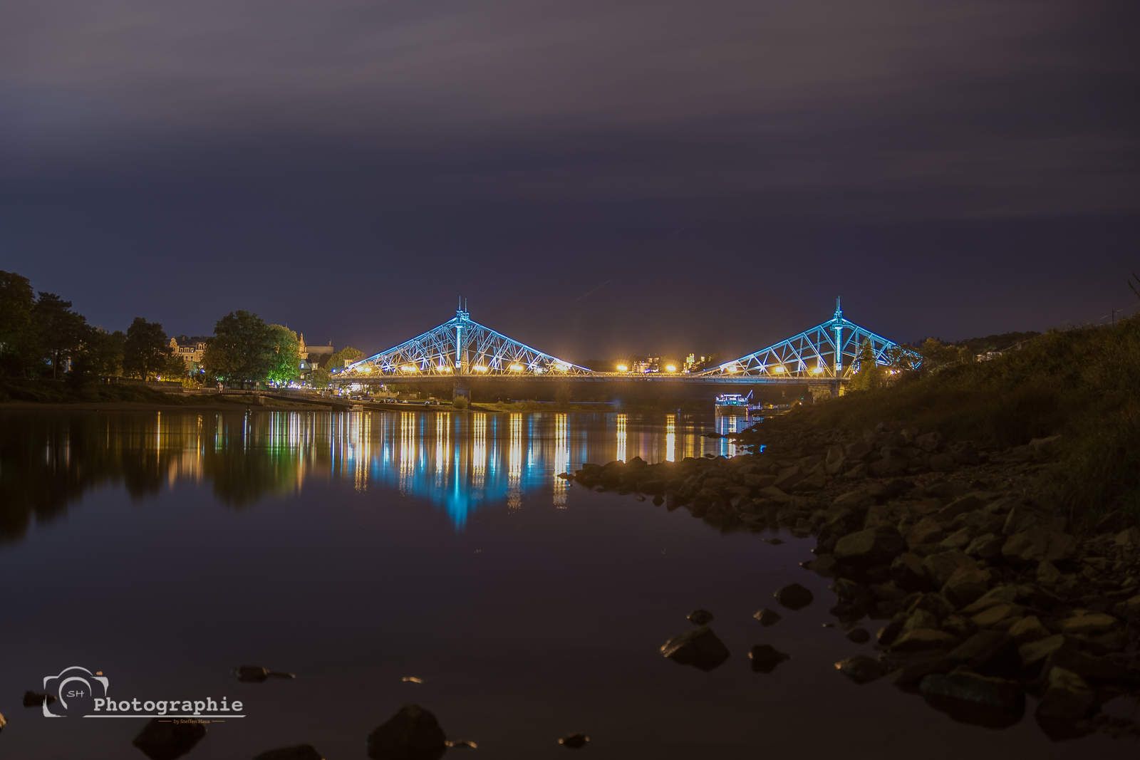 Blaues Wunder - Löschwitz Bridge, Dresden, Germany