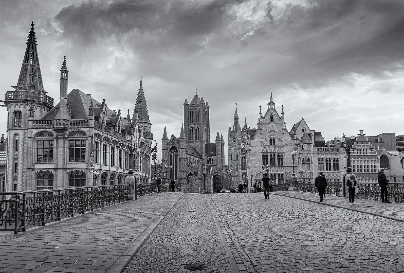 Bridge St-Michiels, Ghent, Belgium
