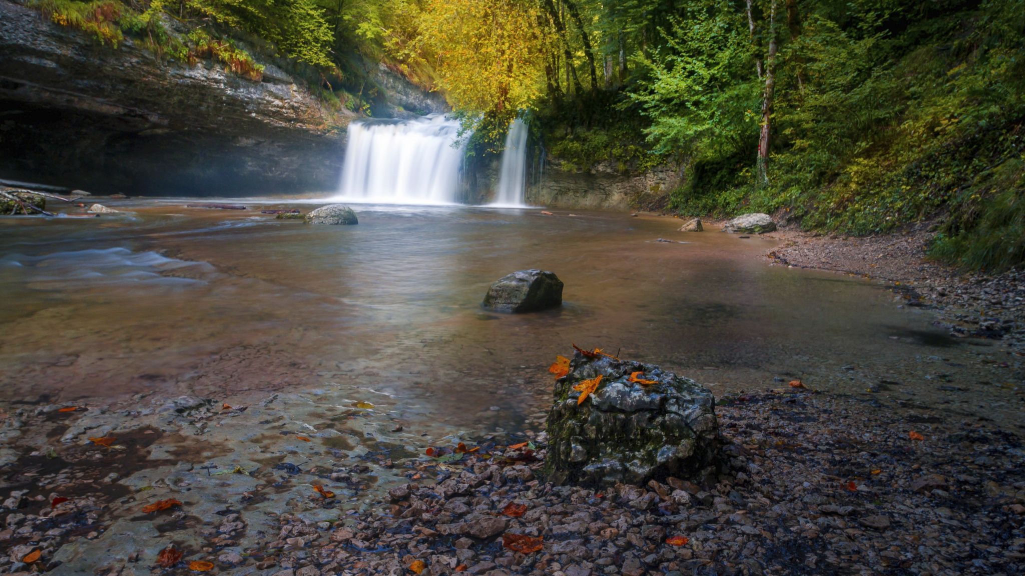 Cascades du Hérisson, France