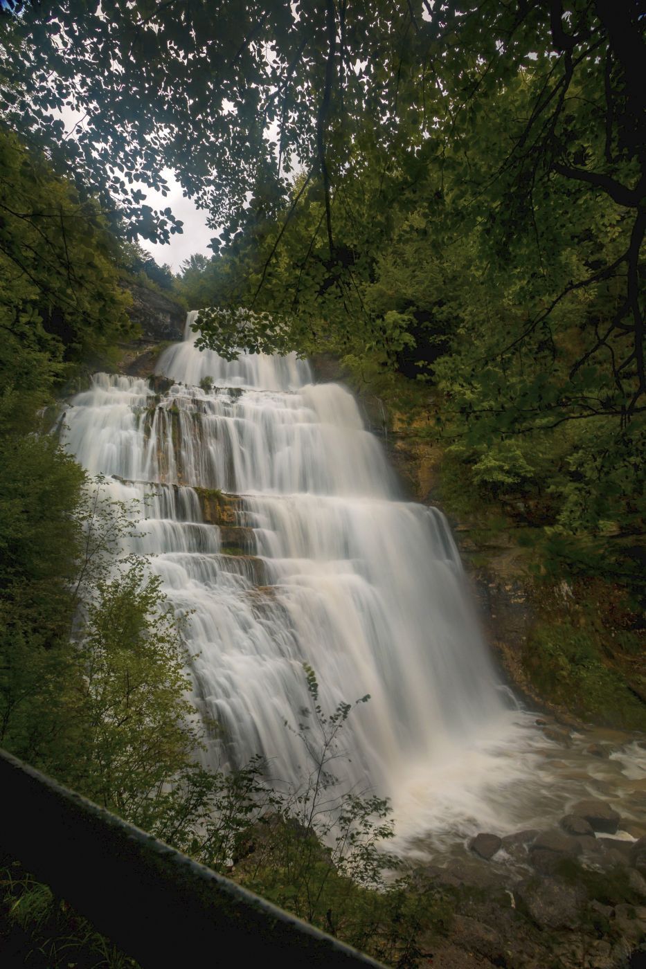 Cascades du Hérisson, France