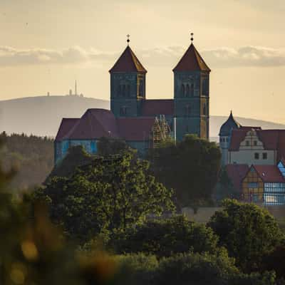 Castle and Brocken Quedlinburg, Germany