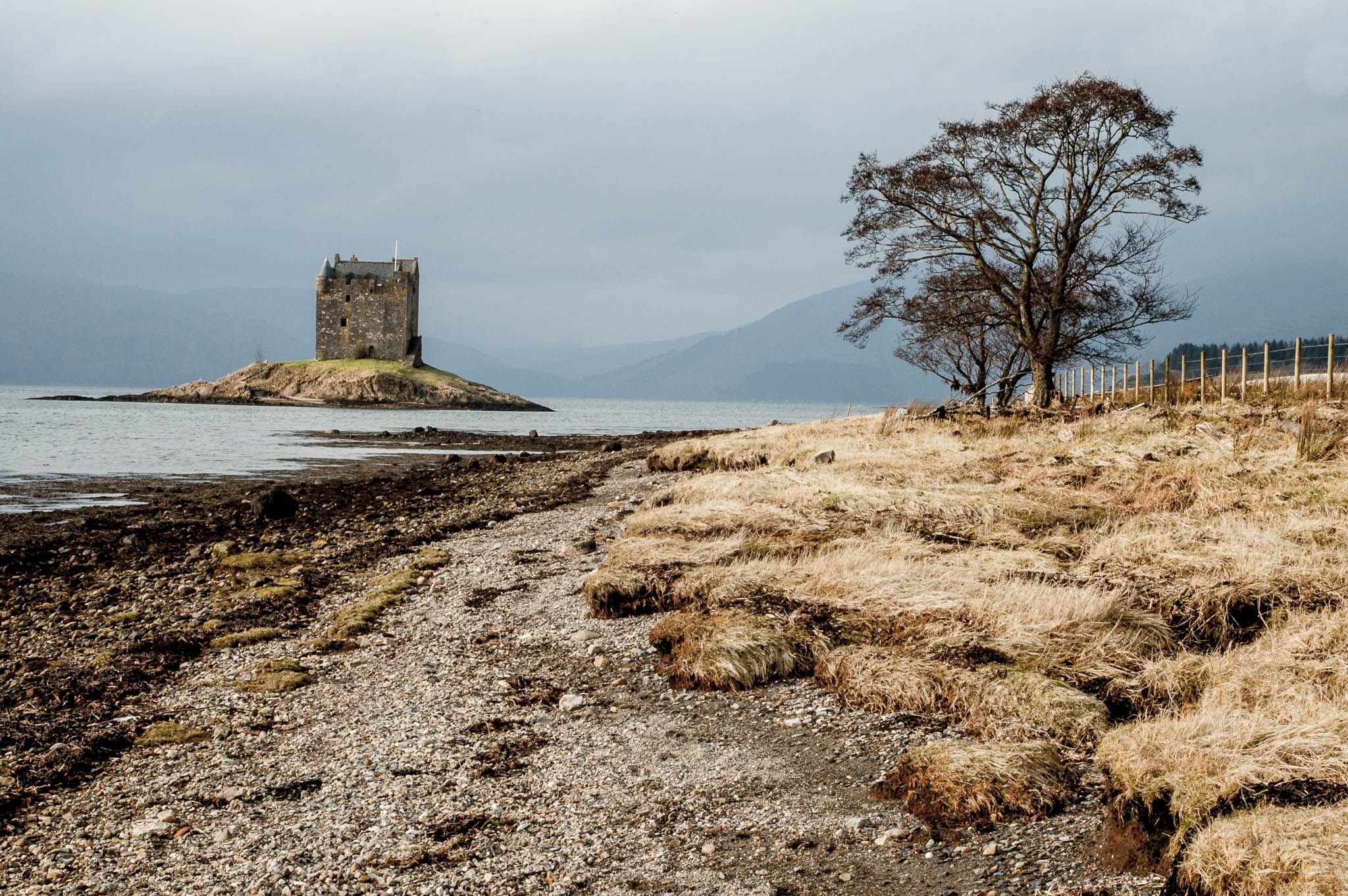 Castle Stalker, Loch Linnhe, Scotland, United Kingdom
