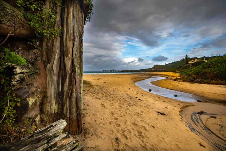Catherine Hill Bay old bridge remains New South Wales