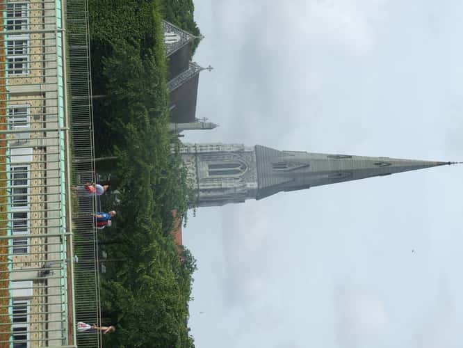Copenhagen St Albans Church and Gefion Fountain