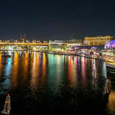Darling Harbour at Night Sydney, Australia