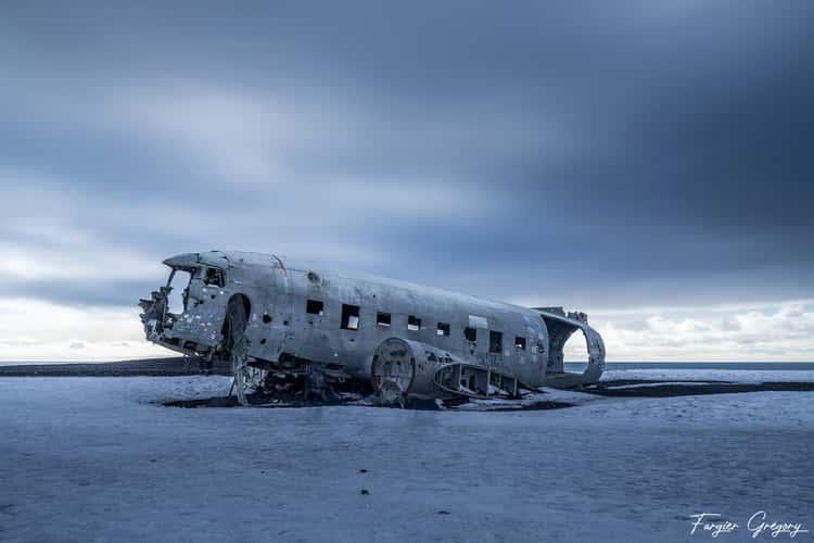 Solheimasandur Plance Wreck from the side