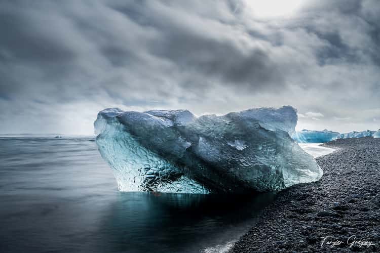 Diamond Beach Sunrise (Jokulsarlon Beach) Iceland