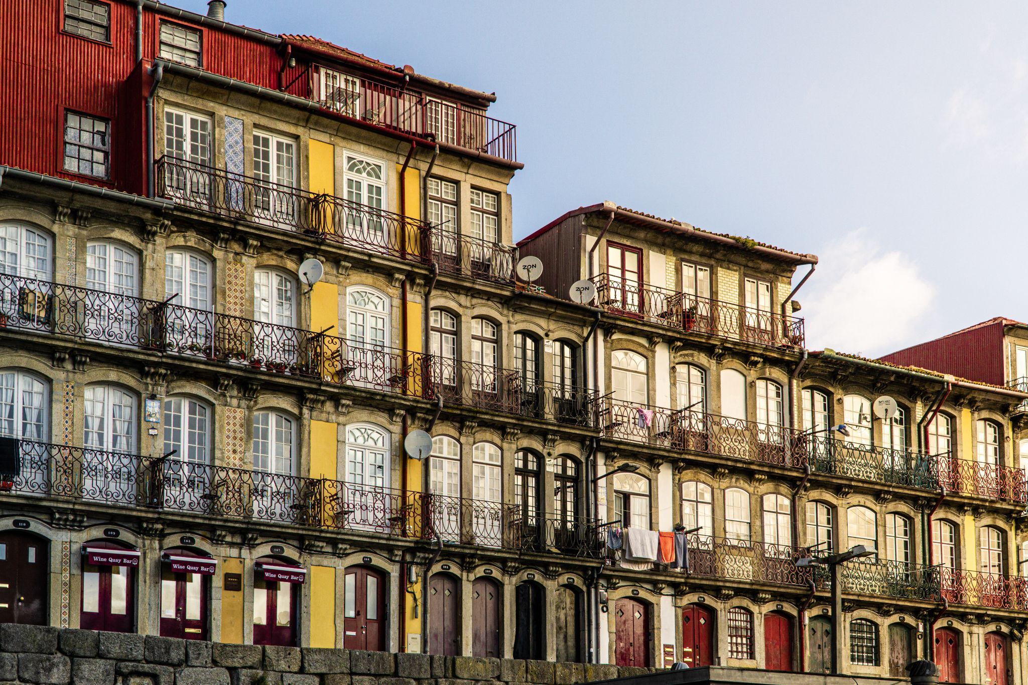 facades in Porto, Portugal