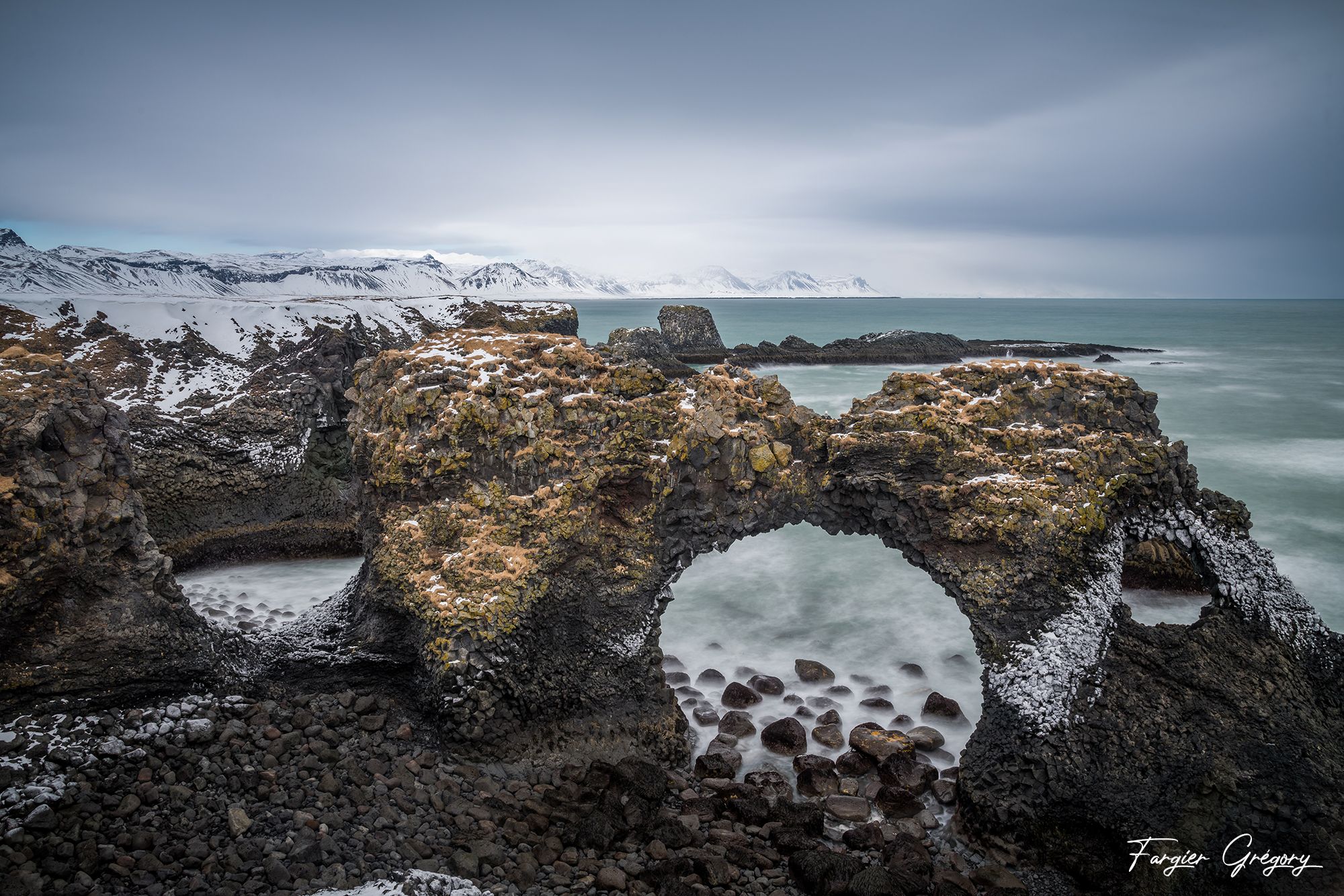 Gatklettur Stone Arch, Arnarstapi, Iceland