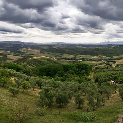 Ghost town of Toiano, Italy