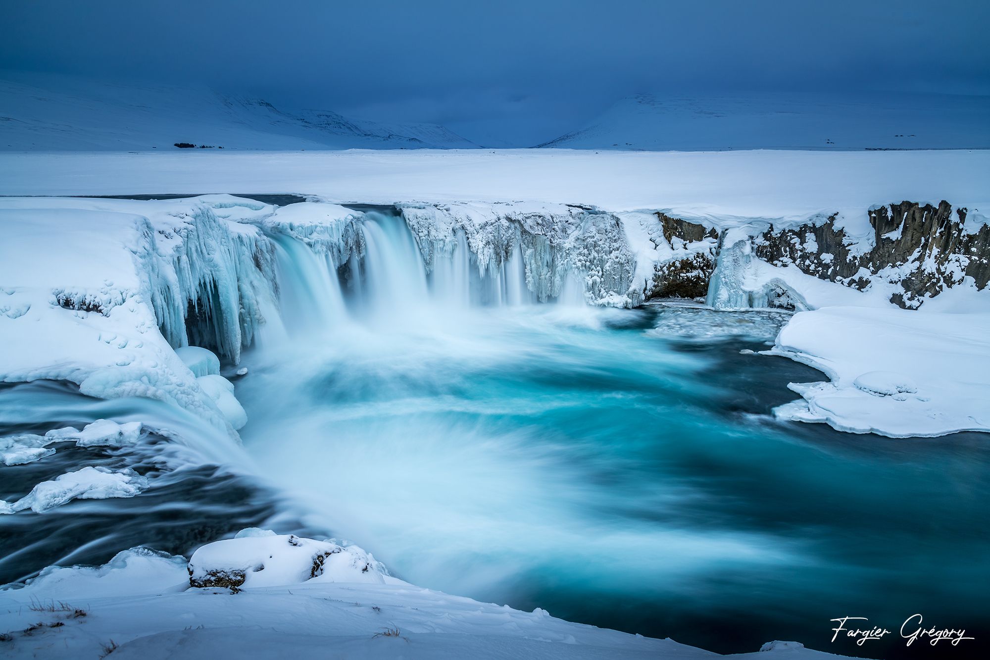 Goðafoss, South side view, Iceland