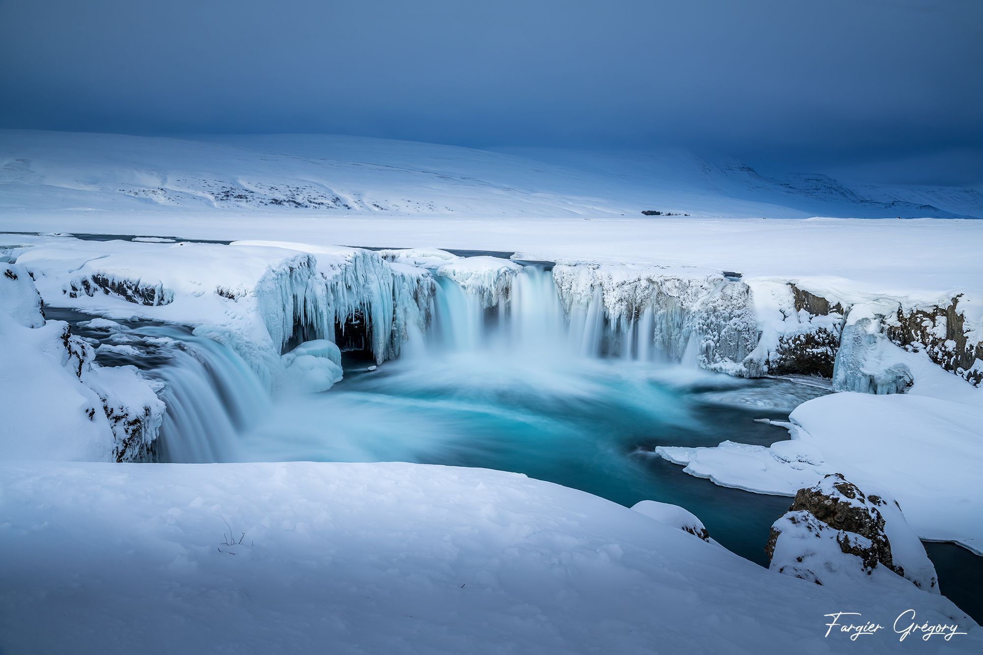 Goðafoss, South side view, Iceland