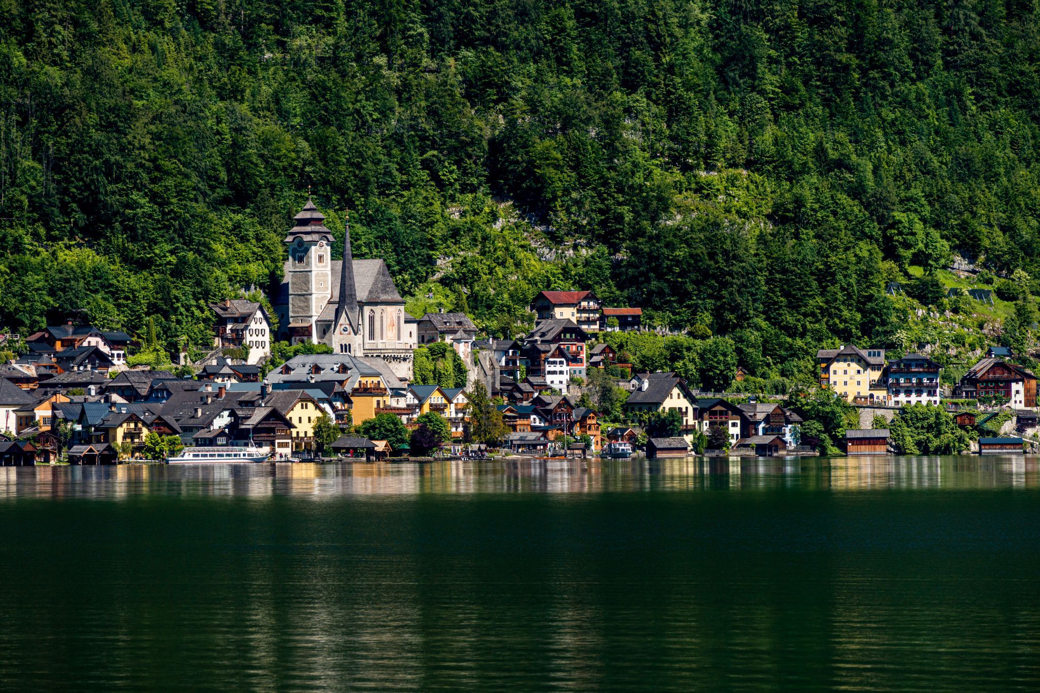 Hallstatt, southern view, Austria
