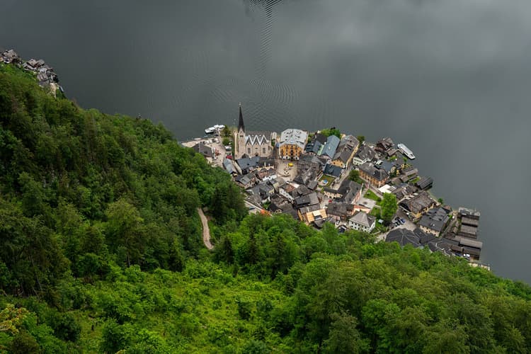 Hallstatt View from 360 meters above sea level