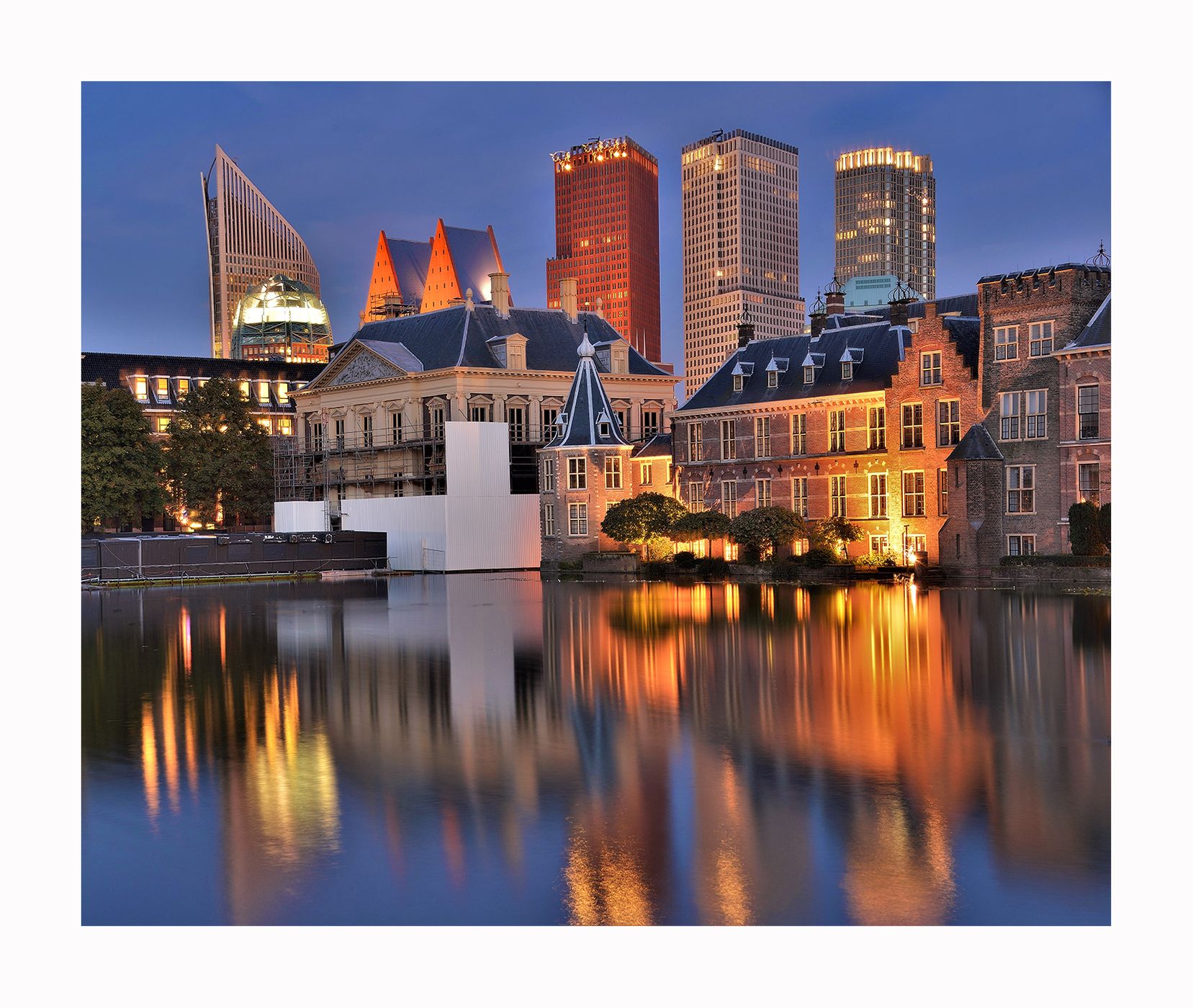Hofvijver The Hague, Netherlands
