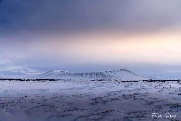 Hverfjall volcano