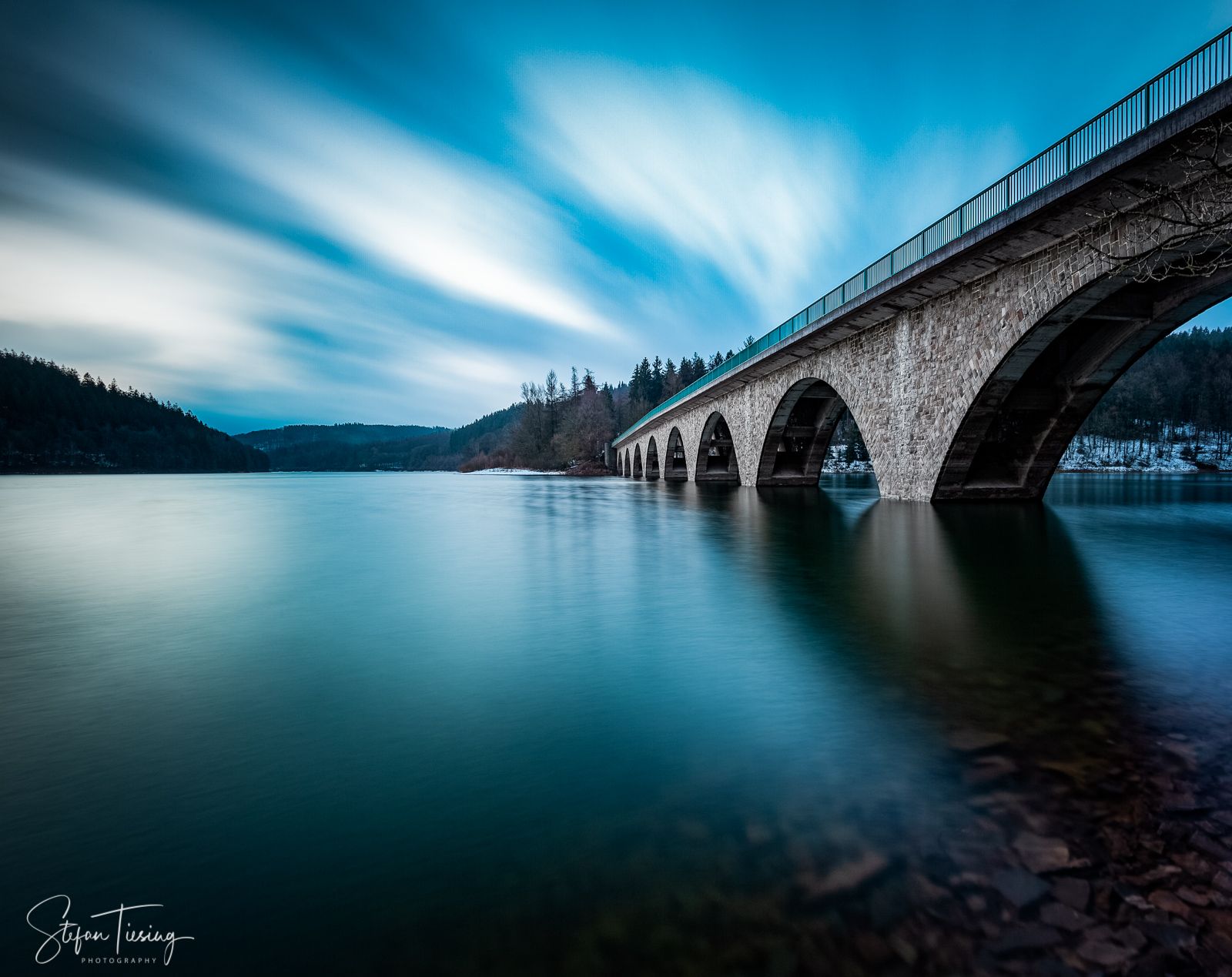 Versetalsperre with Klamer Brücke, Germany